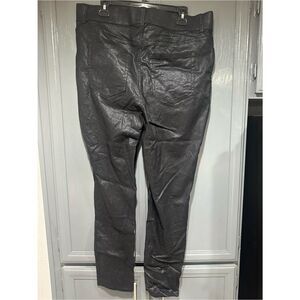 Lane Bryant Black Shimmery Skinny Pants 18